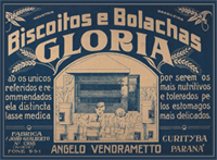 Primeira marca comercial Biscoitos Glória
